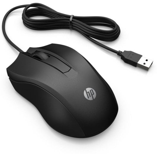 Ratón HP Wired Mouse 105 Óptico Ambidextro 1600 DPI USB Tipo A Negro