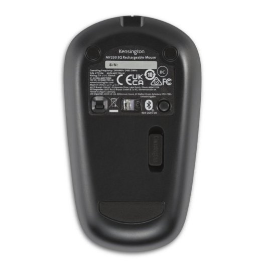 Ratón Kensington MY230 EQ Ambidextro Wireless Bluetooth 1200 DPI Recargable USB-C Negro