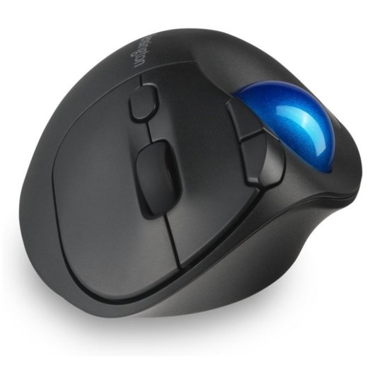 Kensington Pro Fit Ergo TB450 Rato Sem Fios Bluetooth com Trackball e 1600DPI Preto/Azul