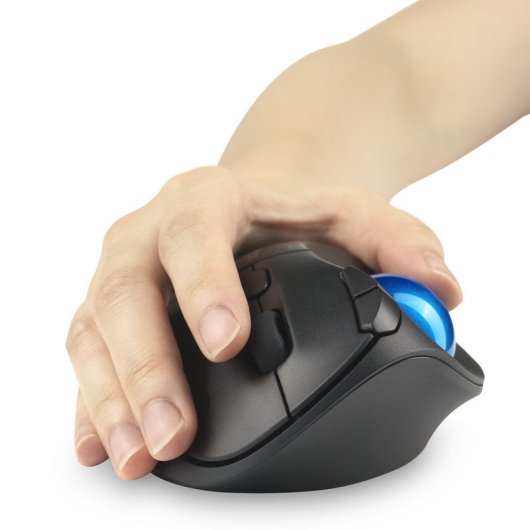 Kensington Pro Fit Ergo TB450 Rato Sem Fios Bluetooth com Trackball e 1600DPI Preto/Azul