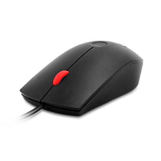 Lenovo 4Y51M03357 Rato Ótico Ambidestro 1600 DPI com Cabo 1.8m USB-A Preto