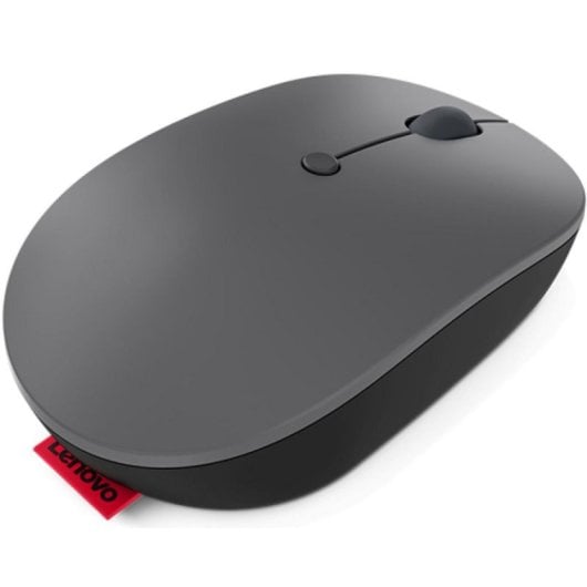 Ratón Lenovo Go Ambidextro 2400 DPI Óptico RF inalámbrico Negro Gris USB-C