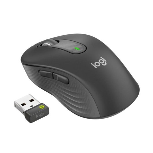 Ratón Logitech 910-006274 Óptico Wireless 4000 DPI 5 Botones Grafito Ergonomía M