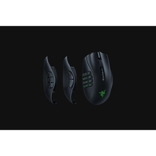 Ratón Razer Naga V2 Pro 30000 DPI inalámbrico RF/Bluetooth/USB-C 20 botones RGB Negro