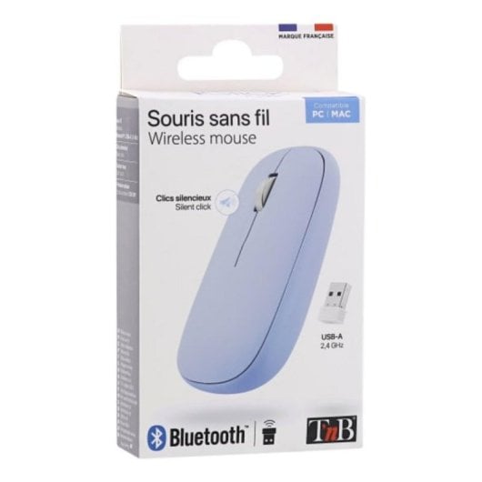 Maus T'nB MWCOLORBL Bluetooth 1600 DPI Ambidextr blau Maus T'nB MWCOLORBL Bluetooth 1600 DPI Ambidextr blau