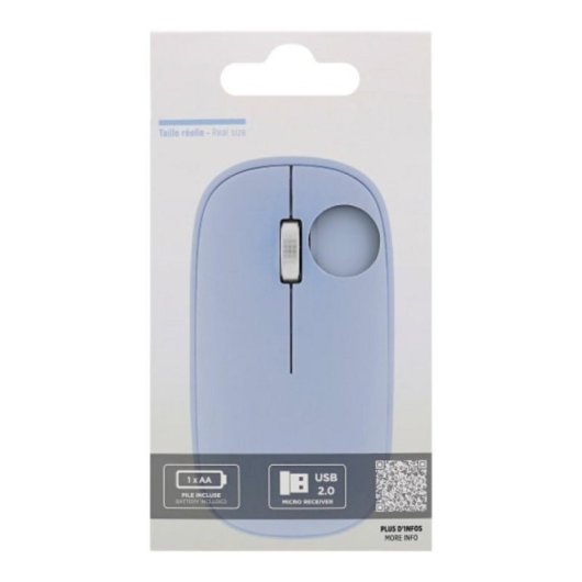 Maus T'nB MWCOLORBL Bluetooth 1600 DPI Ambidextr blau Maus T'nB MWCOLORBL Bluetooth 1600 DPI Ambidextr blau