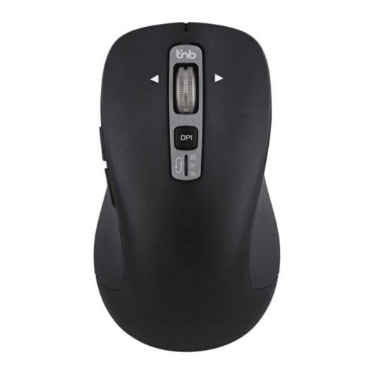 Ratón TnB MWINFINITE Bluetooth 3200 DPI 6 Botones Negro Mano Derecha