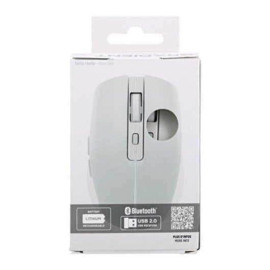Souris T'nB MWGRADIENTBL Bluetooth USB Type-C 1600 DPI Blanc
