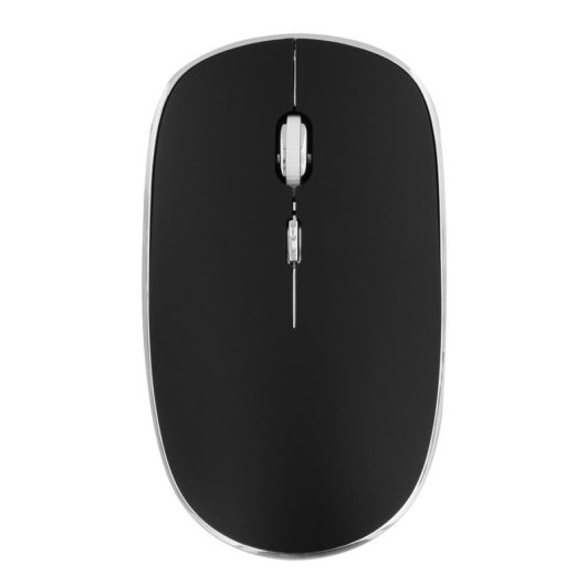 Funkmaus T'nB MWRUBBY2 Ambidextrisch 1600 DPI RF Kabellos Schwarz Silber