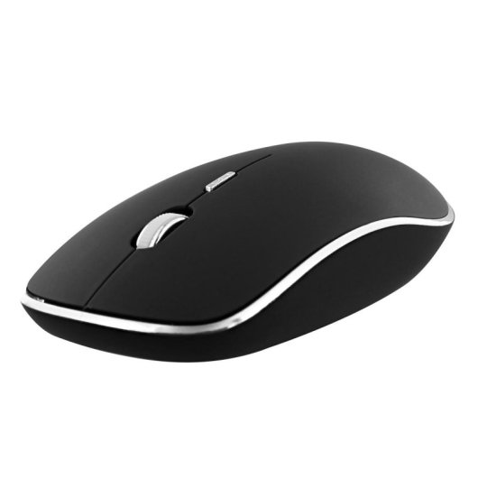 Funkmaus T'nB MWRUBBY2 Ambidextrisch 1600 DPI RF Kabellos Schwarz Silber