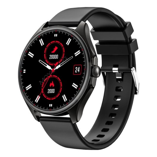 Smartwatch Beafon 402 AMOLED GPS 310 mAh Bluetooth 5.3 Schwarz