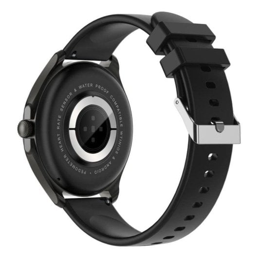 Beafon 402 GPS Bluetooth 51,5mm AMOLED Preto Metal Silicone IP67 SpO2 Pulsómetro