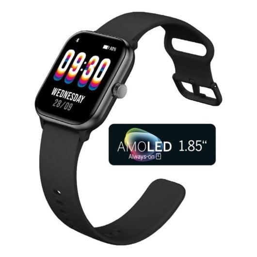 Beafon 201 Bluetooth GPS 41mm AMOLED Schwarz-Silber IP68 SpO2 Herzfrequenz 10 Tage