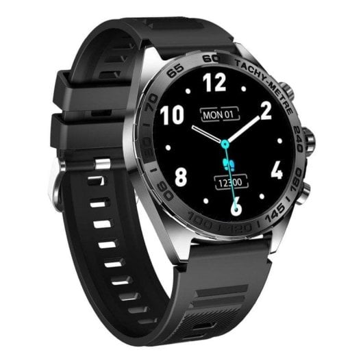 Beafon 501 Bluetooth GPS 46,3mm AMOLED Black Metal Resistência Água IP67 SpO2 Pulsómetro