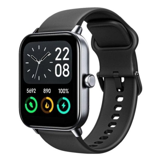 Beafon 101 GPS Bluetooth 45,7mm Écran Rectangulaire IP68 Noir-Gris Étanchéité SpO2 Pulsomètre