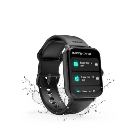 Hama 6010 GPS Bluetooth 42mm TFT Preto IP68 Pulsómetro Monitor Sono SpO2 7 dias