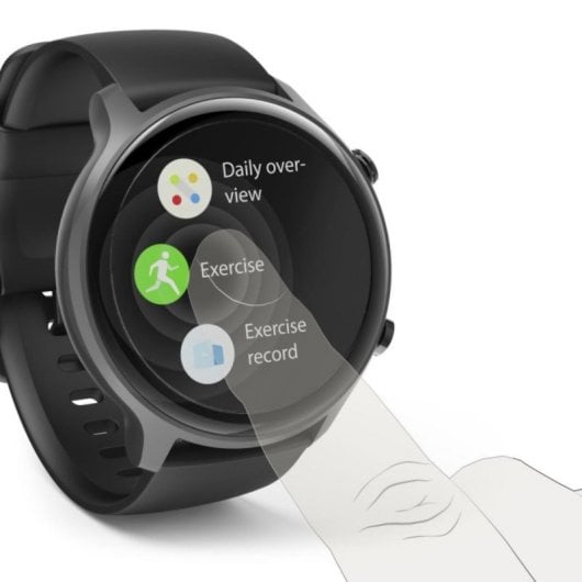 Reloj inteligente Hama Fit Watch 6910 GPS 1,28" LCD Oxígeno Sangre IP68 46g Negro