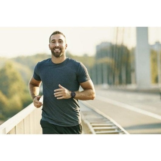 Hama Fit Watch 6910 GPS Bluetooth 46mm LCD Noir Étanche IP68 SpO2 Pulsomètre