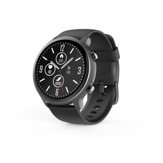 Hama Fit Watch 6910 GPS Bluetooth 46mm LCD Noir Étanche IP68 SpO2 Pulsomètre