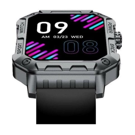 Nilox NXSWTRAILWATCH Bluetooth 1,91" Acier inoxydable Noir M SpO2 Pulsomètre Monitor Sommeil