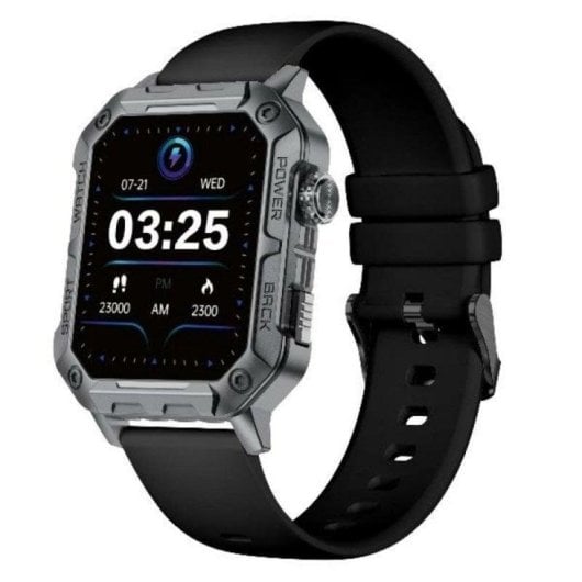 Nilox NXSWTRAILWATCH Bluetooth 1.91" Digital Edelstahl Schwarz SpO2 Puls Schlafanalyse