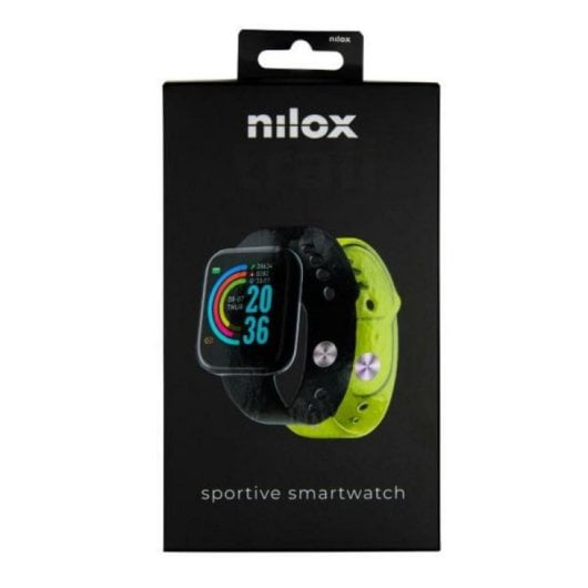 Reloj inteligente Nilox NXSWTRAILBANDYL 1.44" Pantalla táctil Negro/Verde 150mAh
