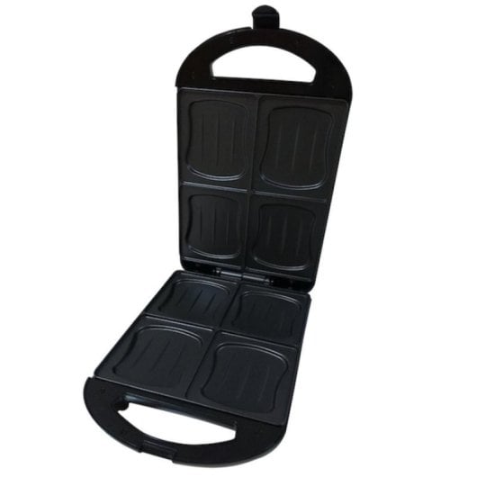 Sandwichera Emerio ST-111153 Negra 1100W 4 bocadillos capa antiadherente
