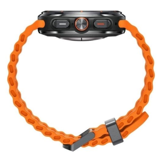 Samsung Galaxy Watch Ultra eSIM 4G GPS NFC 47mm Super AMOLED Titane Gris Orange Taille Unique IP68 10ATM