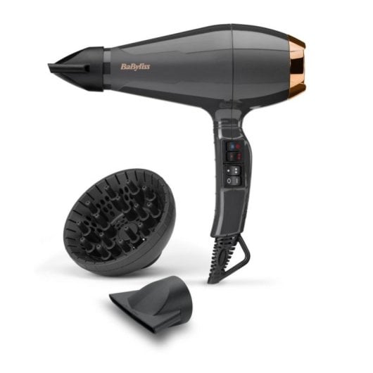 BaByliss 6719DE Sèche-Cheveux Professionnel 2200W 32m/s Noir