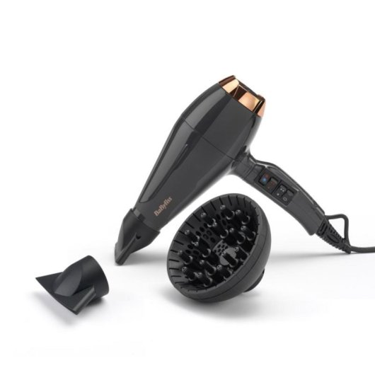 BaByliss 6719DE Sèche-Cheveux Professionnel 2200W 32m/s Noir