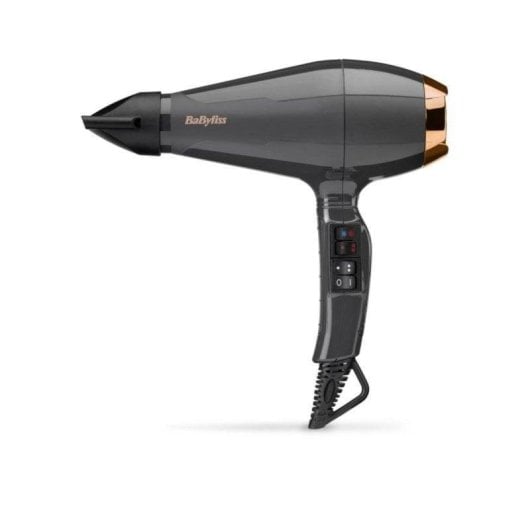 Sèche-cheveux Ionique Professionnel BaByliss 6719DE 2200W 3 Températures 2 Vitesses avec Accessoires Noir