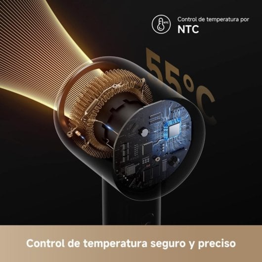 Sèche-cheveux Dreame Glory Mix 110000 RPM 55 °C 80 °C 58 dB Noir Monocrome