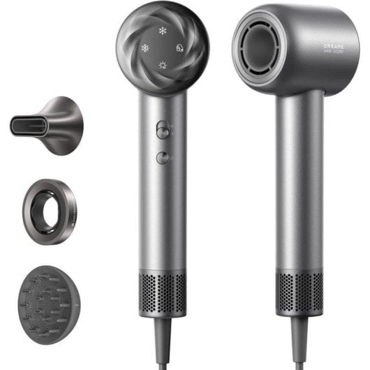 Ionen Föhn Dreame Glory Mix 1600W 4 Temperaturstufen 2 Geschwindigkeiten Zubehör Schwarz