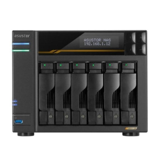 NAS Asustor LOCKERSTOR 6 Gen3 AS6806T AMD Ryzen V3C14 16GB DDR5 6 Bahías M.2/SATA