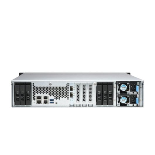 QNAP TS-h1886XU-RP R2 NAS com Intel Xeon D-1622, 32GB DDR4 ECC, 10GbE, ZFS e Virtualização