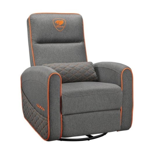 Butaca gaming COUGAR CGR-FDF-GRO 150kg Tela Gris/Naranja Reposabrazos acolchados Ergonomía Pro