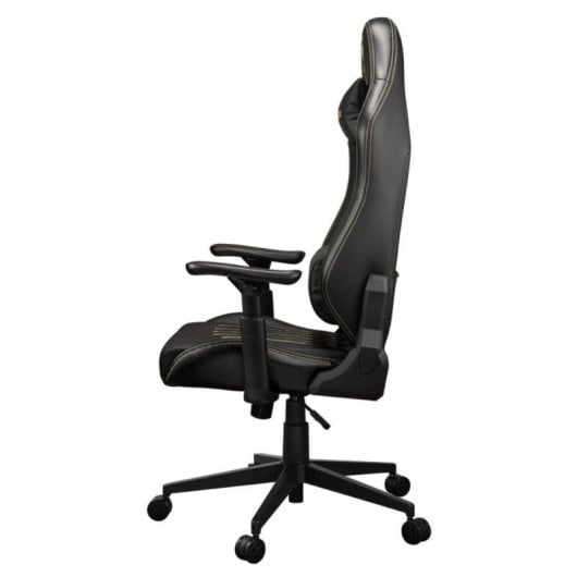Silla Gaming Cougar Explore Royal CGR-EXP-ROB Reposabrazos 3D Cuero PVC Negro/Oro 120kg