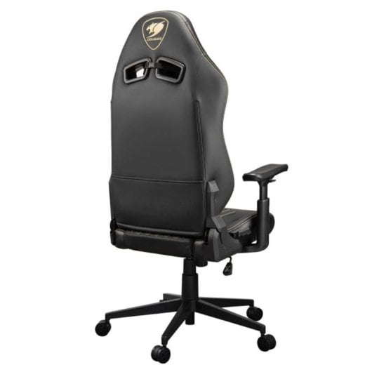 Silla Gaming Cougar Explore Royal CGR-EXP-ROB Reposabrazos 3D Cuero PVC Negro/Oro 120kg