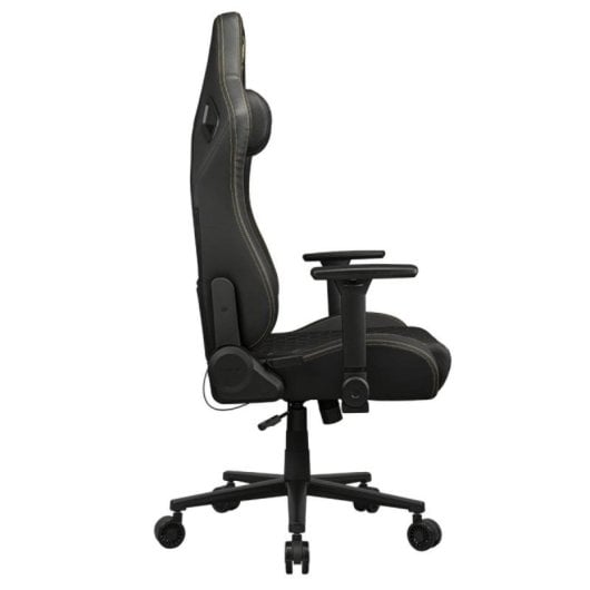 Silla gaming COUGAR CGR-DFL-GLB respaldo ajustable reposabrazos 4D imitación piel negro/oro