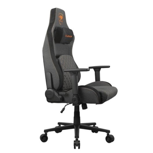 Silla gaming COUGAR CGR-DFF-GRB tela negro gris naranja respaldo ajustable reposabrazos 4D 120kg