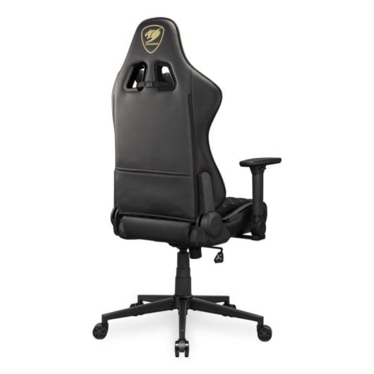 Silla gaming COUGAR Armor One V2 Gold F 120kg tela respaldo reclinable reposabrazos 4D negra oro