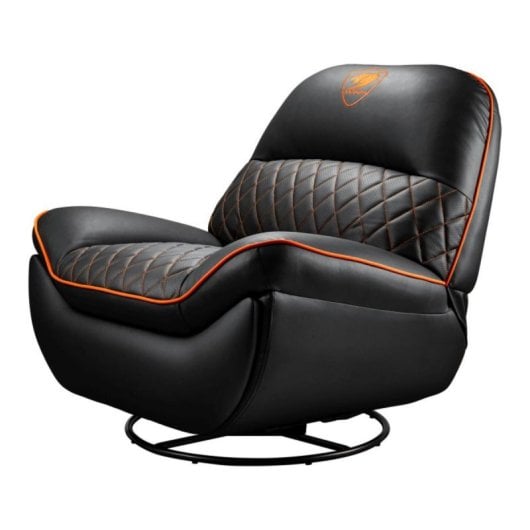 Sofá gaming COUGAR Overlord respaldo ajustable, 150 kg, imitación piel, negro