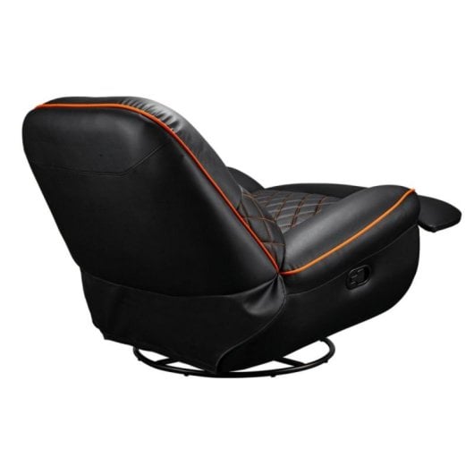 Sofá gaming COUGAR Overlord respaldo ajustable, 150 kg, imitación piel, negro