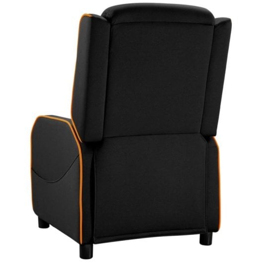Butaca Gaming COUGAR Ranger One armazón acero, reclinable, soporte lumbar, hasta 150 kg, Negro/Naranja