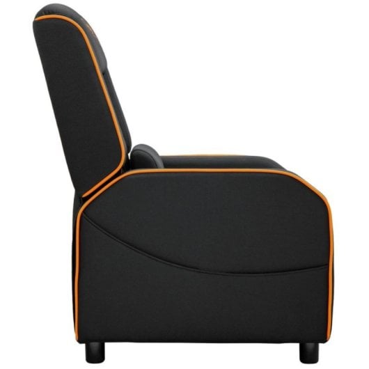 Butaca Gaming COUGAR Ranger One armazón acero, reclinable, soporte lumbar, hasta 150 kg, Negro/Naranja
