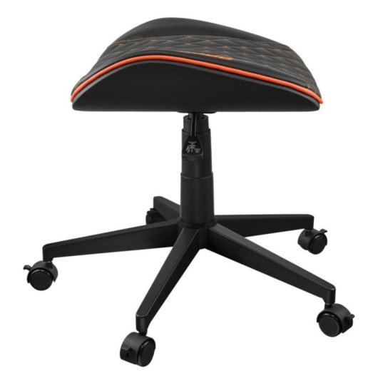 Silla gaming COUGAR CGR-CRO universal, acolchada, ajuste altura 10 cm, negro/naranja, PVC