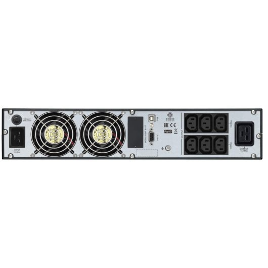 Nobreak APC SRV3KRI Doble Conversión 3 kVA 2400 W Senoidal Rack 1U USB Tipo B