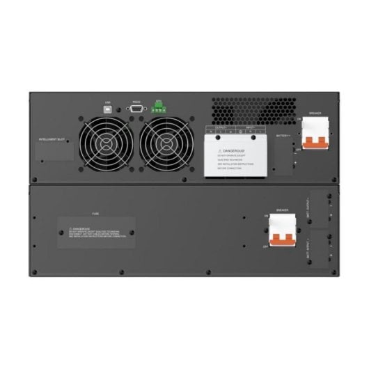 UPS Conceptronic ZEUS51E6K Doble conversión 6 kVA 6000 W Seno USB RS-232 Rack/Torre Nero