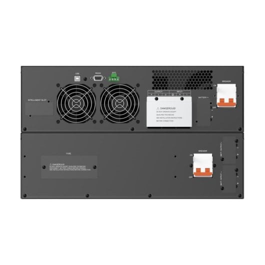 UPS Conceptronic ZEUS51E6K Doble conversión 6 kVA 6000 W Seno USB RS-232 Rack/Torre Nero