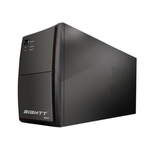 SAI Eightt ES650 0,65 kVA Mini Tower AVR 7Ah 12V Metal Negro LED
